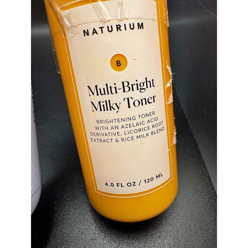 NWT Naturium SET Barrier Bounce Mist(3.4oz) & Multi-Bright Milky Toner(4oz) - Picture 3 of 4